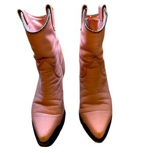 Pink Western Boots
